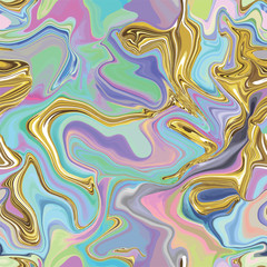 Marble seamless pattern in neon brightful colors.