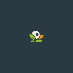 Fototapeta premium duck idea logo