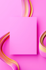 Abstract modern dynamic background. Futuristic 3d illustration.