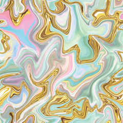 Marble seamless pattern in neon brightful colors.