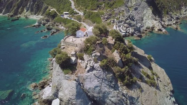 tropical mountain in the ocean (mamma mia)