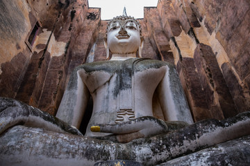 Fototapeta na wymiar Famous place in Thailand (Srichim temple Sukhithai History park )