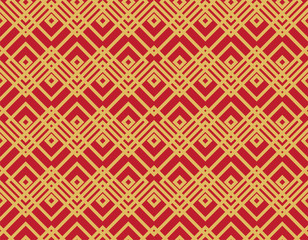 Oriental seamless geometric pattern