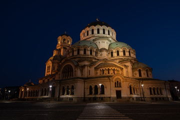 Fototapeta na wymiar Alexander-Newski-Kathedrale in Sofia, Bulgarien.