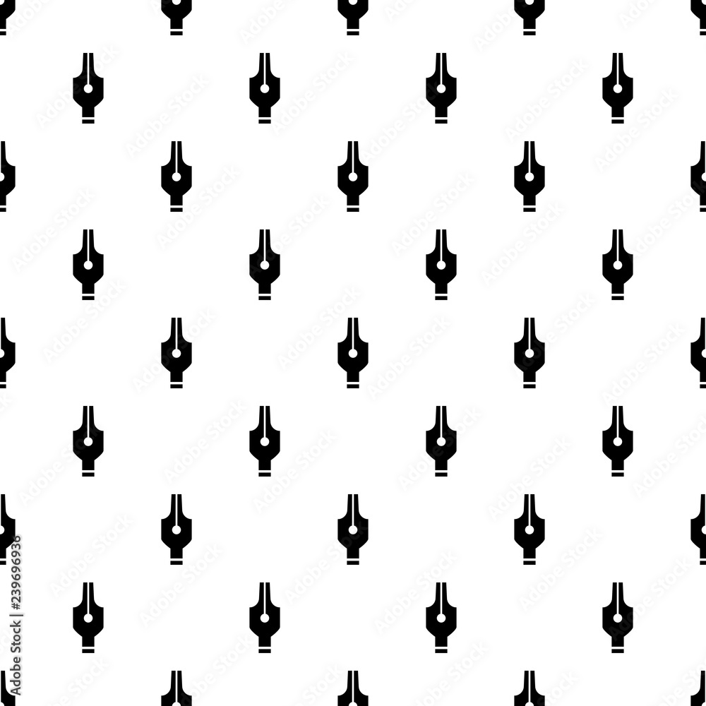 Poster ink pen pattern seamless vector repeat for any web design