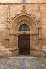 Fototapeta na wymiar Portone Chiesa Santa Maria - Alghero (Sassari) - Sardegna