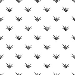 Striped aloe pattern seamless vector repeat geometric for any web design