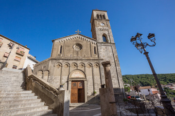 Fototapeta na wymiar Parrocchia di San Michele - Aritzo (Nuoro) - Sardegna - Italia