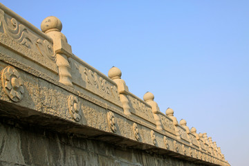 Fototapeta premium Stone bridge and rail