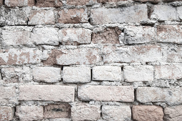Brick wall background Beautiful old.