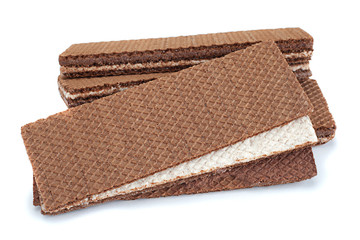Brown wafer closeup