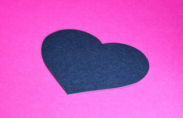 Fototapeta premium red heart on wooden background