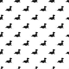 Seal pattern vector seamless repeating for any web design