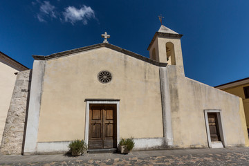 Fototapeta na wymiar Chiesa Santa Croce Borutta (Nuoro) - Sardegna - Italia