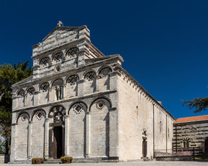 Fototapeta na wymiar Chiesa San Pietro di Sorres a Borutta (Nuoro) - Sardegna - Italia
