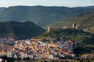 Obraz premium Skyline di Bosa (Nuoro) - Sardegna - Italia