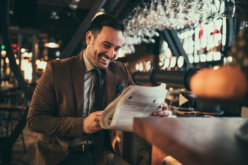 Reading the latest business news