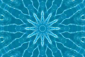 Abstract blue star