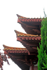 Chinese traditional architecture style eaves