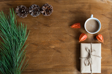 Christmas background Christmas tree new year gifts decor decoration winter holiday