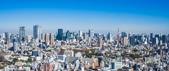 都市・都市風景イメージ　東京　ワイド