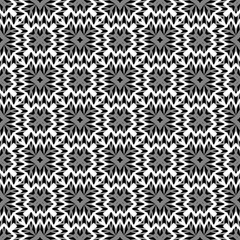 Seamless geometric Pattern with Zigzags, Triangles. For Textiles, Book design, Background. Vector Illustration.