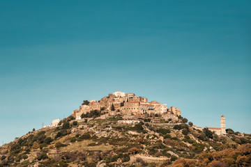 Sant Antonino village in the Balagne region of Corsica