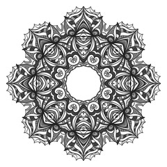 Decorative circle frame design . For mobile website, posters, online shopping, promotional material.