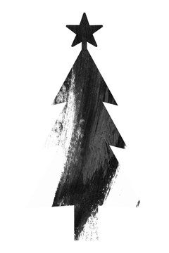 christmass tree art design