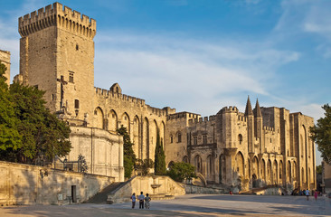 Papstpalast Avignon Provence Südfrankreich