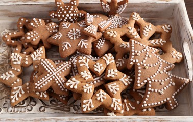 Gingerbread cookies.