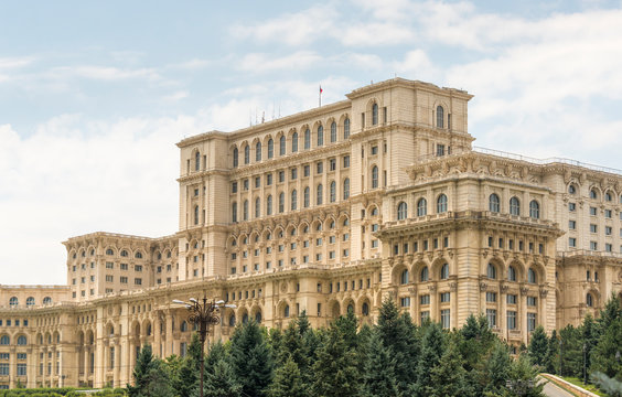 Casa Poporului / Haus des Volkes / Parlamentspalast in Bukarest, Rum&auml;nien