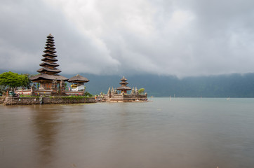 lun Danu temple Beratan Lake in Bali Indonesia