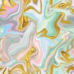 Marble seamless pattern in neon brightful colors.