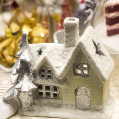 Christmas toy house for decoration