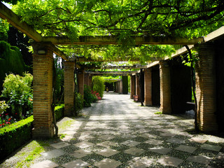 Generalife Garden, Andalusia, Spain. Granada.