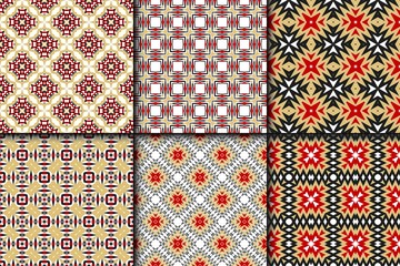 Set of Fashion Zigzag Pattern. Vector Background. For Scrapbooking Design, Printing, Wallpaper, Decor, Fabric, Invitation.