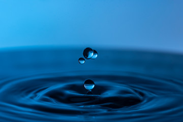 water drop splashes