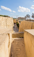 Valletta, Malta. Fortifications