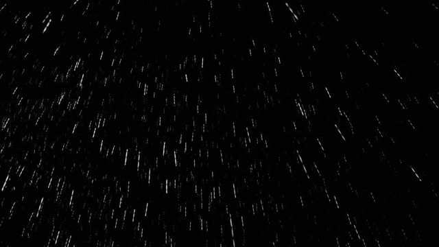 Snowflakes in the Night Sky