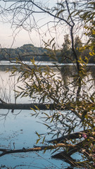 Smartphone HD wallpaper of beautiful view at Zeholfing - Isar - Bavaria - Germany