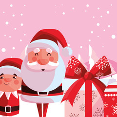 Christmas santa claus design
