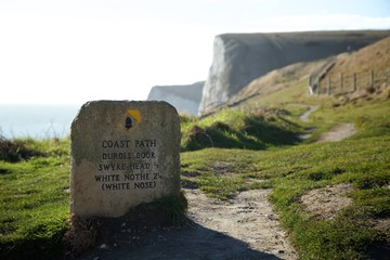 Coast path sign