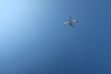 Obraz premium Airplane Sky Background
