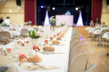 Décoration de table de mariage