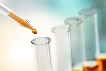 Science laboratory test tubes , laboratory equipment
