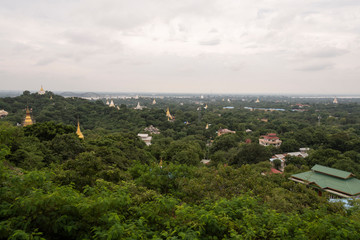 Vista panor&aacute;mica de Mandalay, Myanmar