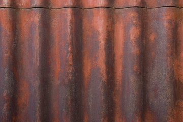 Old painted texture of rusty metal wall
