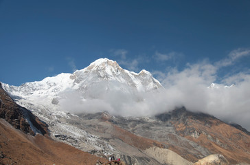 Annapurna basic camp. Nepal. Himalaya.