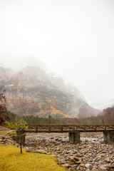 Naklejka premium river in natural environment